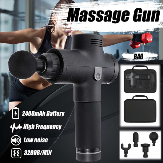 Pistola Masajeadora Muscular Eléctrica con Terapia de Vibración - Image 13