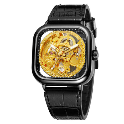 Reloj Automático Cuadrado para Hombre - Movimiento Mecánico de Precisión - Image 3