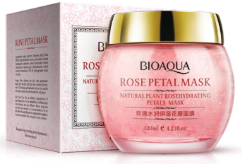 Mascarilla Nocturna de Pétalos de Rosa - Tratamiento Intensivo de Sueño