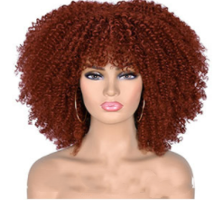 Peluca Afro Rizada Corta 12 Pulgadas - Cabello Natural Africano - Image 9