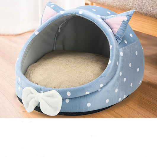 Cama Térmica para Mascotas Otoño-Invierno con Felpa Gruesa - Image 13