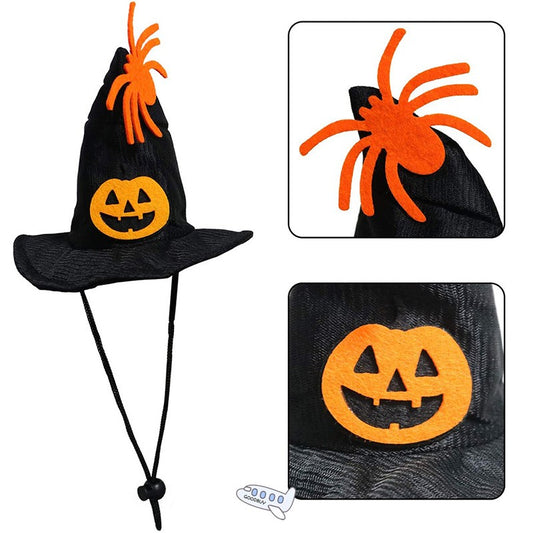 Disfraz de Bruja para Mascotas - Collar y Sombrero Halloween para Perros y Gatos - Image 2