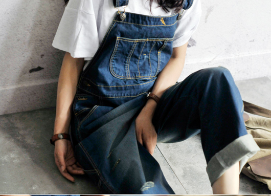 Pantalones Vaqueros Anchos Deslavados para Mujer - Estilo Casual Holgado - Image 12