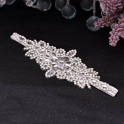 Diadema Elástica con Diamantes de Cristal Brillante - Image 6