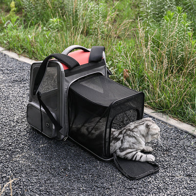 Mochila Transportadora Expandible para Mascotas - Gran Capacidad - Image 2