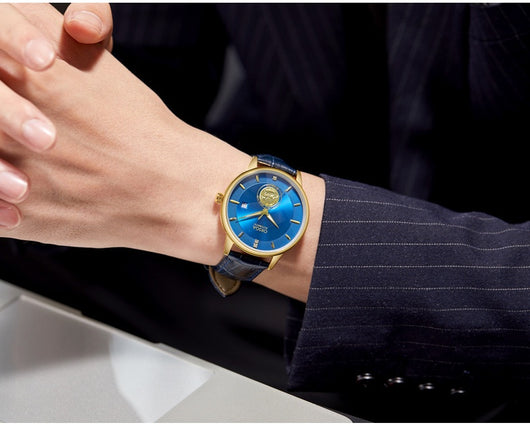 Reloj Mecánico Empresarial para Hombre con Fondo Transparente Impermeable - Image 12