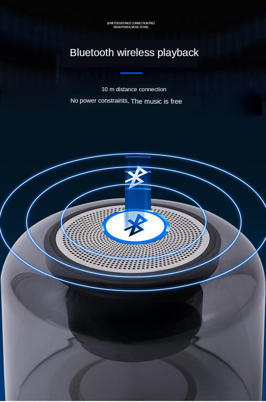 Parlante Inalámbrico Bluetooth con Luces LED Multicolor - Image 12