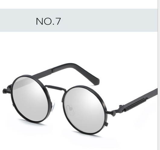 Gafas de Sol Redondas Retro con Lentes Espejadas - Estilo Europeo Trendy - Image 3