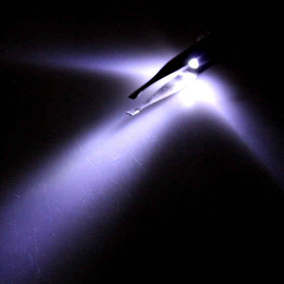 Pinza Depilatoria LED con Luz para Cejas y Pestañas - Acero Inoxidable YF2021