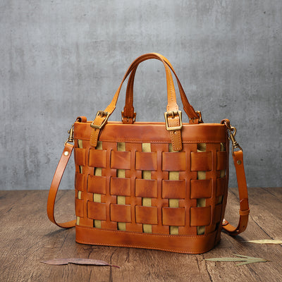 Bolso de Cuero Genuino para Mujer - Bandolera Mensajero - Image 3