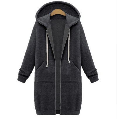 Abrigo Sudadera Térmica con Capucha para Mujer - Tela Gruesa de Invierno - Image 9