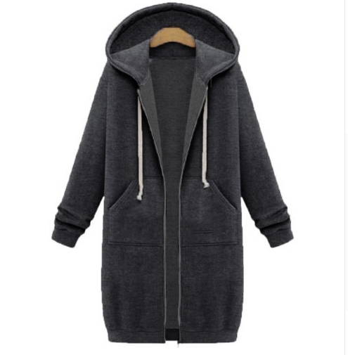 Abrigo Sudadera Térmica con Capucha para Mujer - Tela Gruesa de Invierno - Image 9