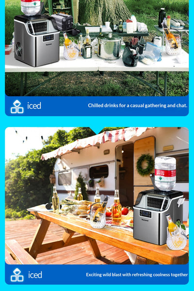 Máquina de Hielo Manual para Tienda de Té de Burbuja Casera - Image 13