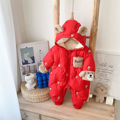 Abrigo Acolchado de Terciopelo para Bebé - Colección Invierno - Image 7