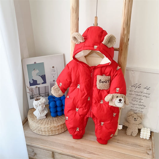 Abrigo Acolchado de Terciopelo para Bebé - Colección Invierno - Image 7