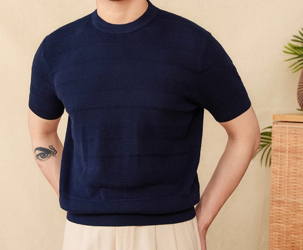 Camiseta Retro Casual de Algodón Puro para Verano - Image 8