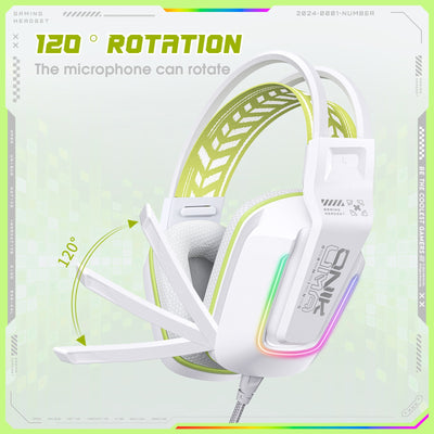 Auriculares Gaming Alámbricos con Luz LED - Image 15