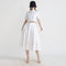 Conjunto Retro Dos Piezas Blusa Corta para Mujer