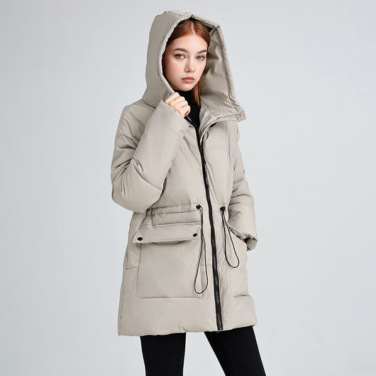 Chaqueta Acolchada de Algodón con Capucha - Versátil y Elegante - Image 3