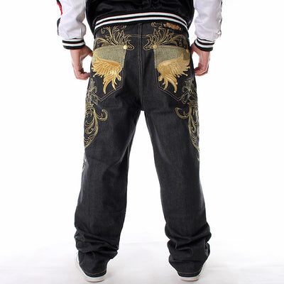 Jeans Hip-Hop Talla Grande para Hombre - Estilo Urbano Tendencia - Image 9