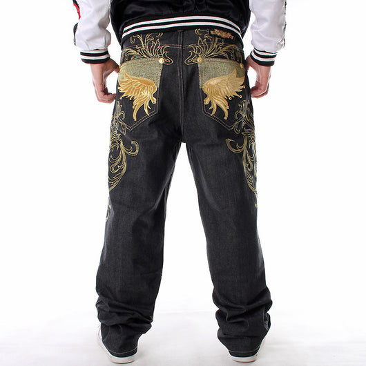 Jeans Hip-Hop Talla Grande para Hombre - Estilo Urbano Tendencia - Image 9