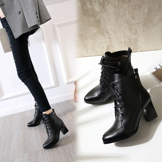 Botines Cortos Estilo Europeo para Mujer - Image 10