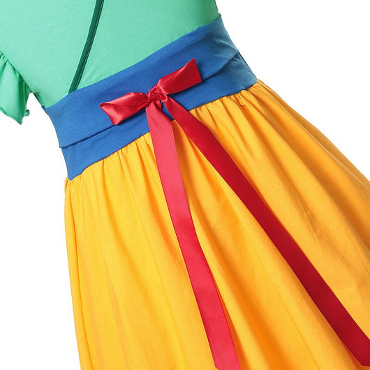 Vestido Princesa Infantil de Algodón para Niñas - Image 4