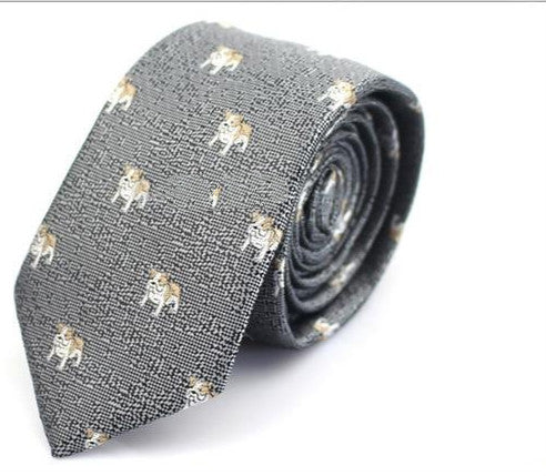 Corbata Estrecha Casual con Diseño Cartoon Versátil y Moderno - Image 4