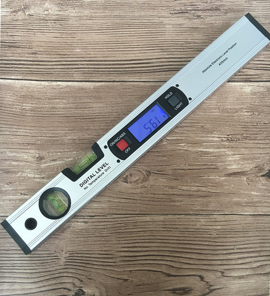 Regla Inclinómetro Digital Magnético 400MM con Nivel Electrónico