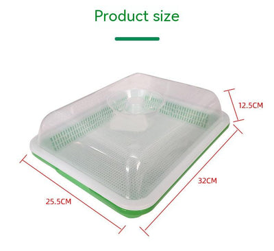 Bandeja Germinadora Hidropónica de Doble Capa para Semillas de Vegetales - Image 5