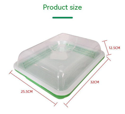 Bandeja Germinadora Hidropónica de Doble Capa para Semillas de Vegetales - Image 5