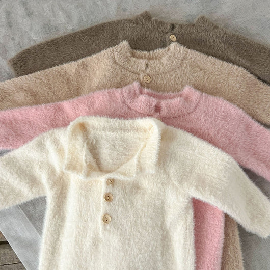 Pijama Enterizo Bebé Invierno Peluche Oso con Pies - Image 21