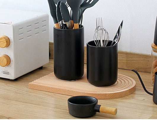 Contenedor de Cerámica para Espátulas y Cucharones de Cocina - Image 19