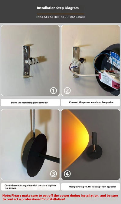 Lámpara Proyector Atardecer para Dormitorio - Luz Ambiental Decorativa - Image 11