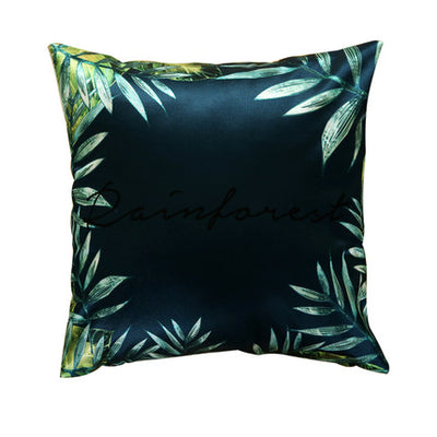 Funda de Cojín con Estampado de Pájaros de Selva Tropical y Hojas Verdes Moderno - Image 14
