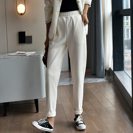 Pantalones de Terciopelo Mink Gruesos y Cálidos para Mujer - Image 19