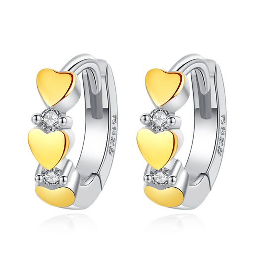 Aretes Vintage Corazón para Mujer