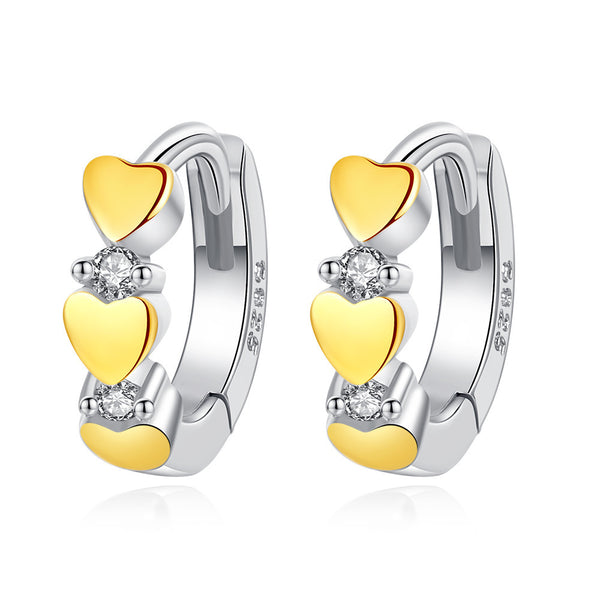 Aretes Vintage Corazón para Mujer