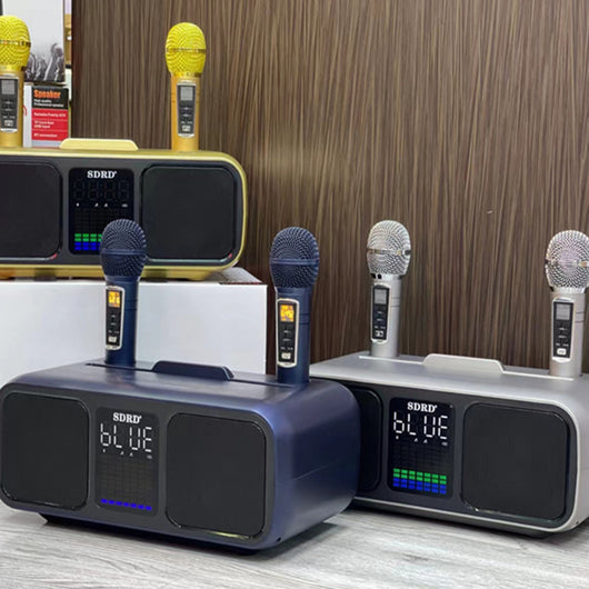Parlante Bluetooth de Escritorio SD318 con Micrófono Inalámbrico Dual - Image 3