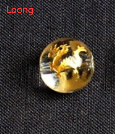 Pulsera de Cristal Obsidiana Blanca con Mantra de 6 Palabras y Los 12 Signos del Zodiaco - 4 Anillos - Image 11