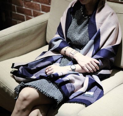 Pashmina Suave de Lana Sintética - Chal Versátil y Elegante - Image 3