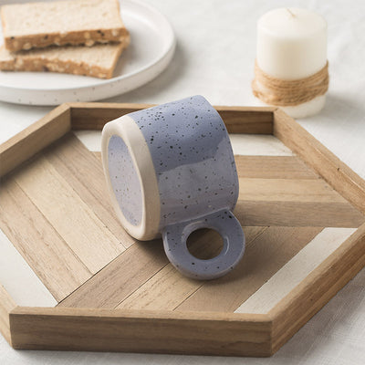 Taza de Desayuno de Cerámica con Asa Anillo - Image 2