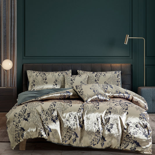Juego de Cama Jacquard de Tres Piezas