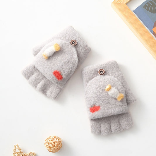Guantes Tipo Concha para Bebé Invierno Estilo Coreano