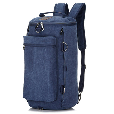 Mochila de Lona Multifuncional de Gran Capacidad para Hombre - Image 7