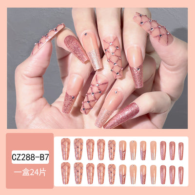 Uñas Postizas de Diamante Resistente - Diseño Europeo Premium - Image 25