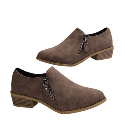 Botas Cómodas Talla Grande con Cierre Lateral y Tacón Cuadrado - Image 5