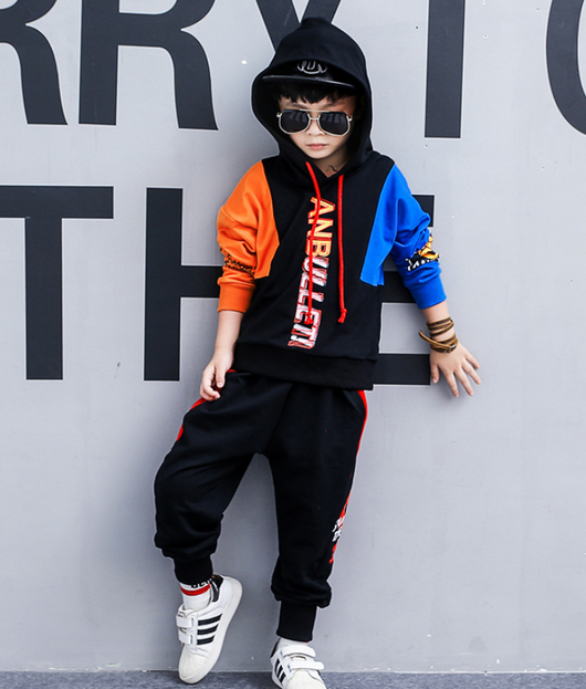 Conjunto Deportivo Infantil Coreano Primavera - Sudadera y Pantalón para Niños Grandes - Image 9