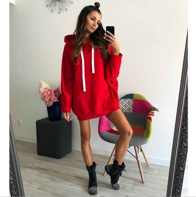 Sudadera con Capucha Suelta y Manga Larga - Colección Otoño Invierno - Image 2