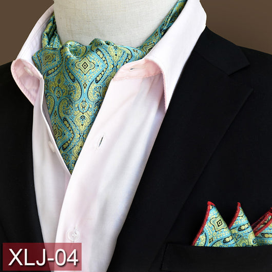Pañuelo Ascot para Hombre - Corbata de Cuello Estilo Inglés - Image 12
